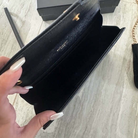 Saint Laurent Leather Clutch - Picture 4 of 5